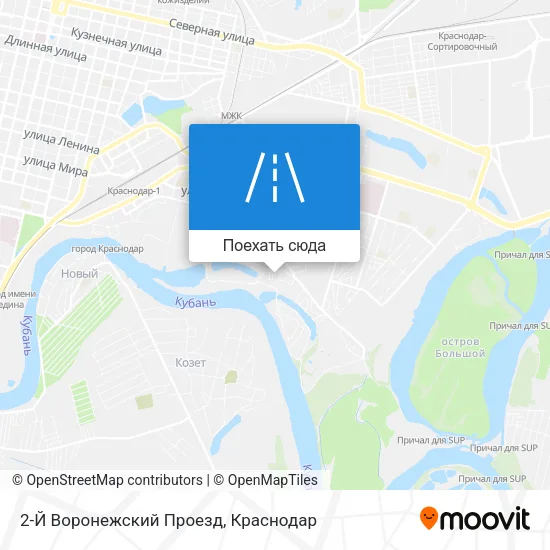 Карта 2-Й Воронежский Проезд
