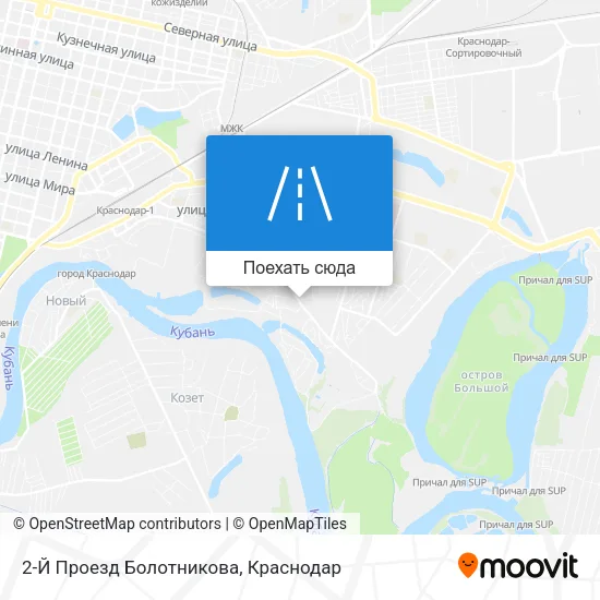 Карта 2-Й Проезд Болотникова