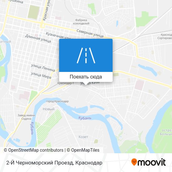 Карта 2-Й Черноморский Проезд