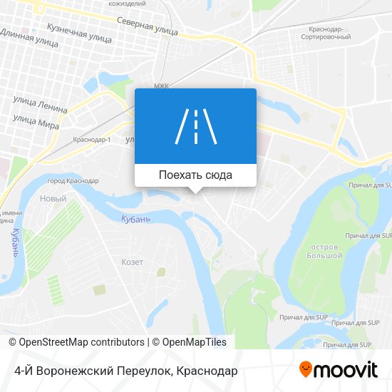 Карта 4-Й Воронежский Переулок