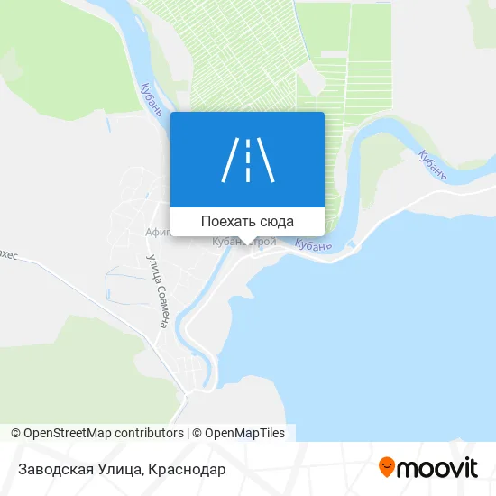 Карта Заводская Улица