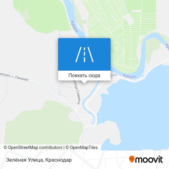 Карта Зелёная Улица
