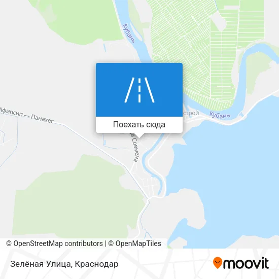 Карта Зелёная Улица