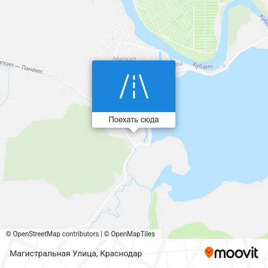 Карта Магистральная Улица