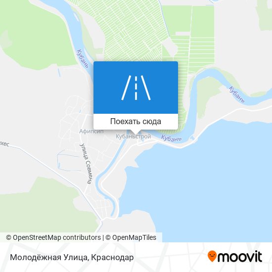 Карта Молодёжная Улица