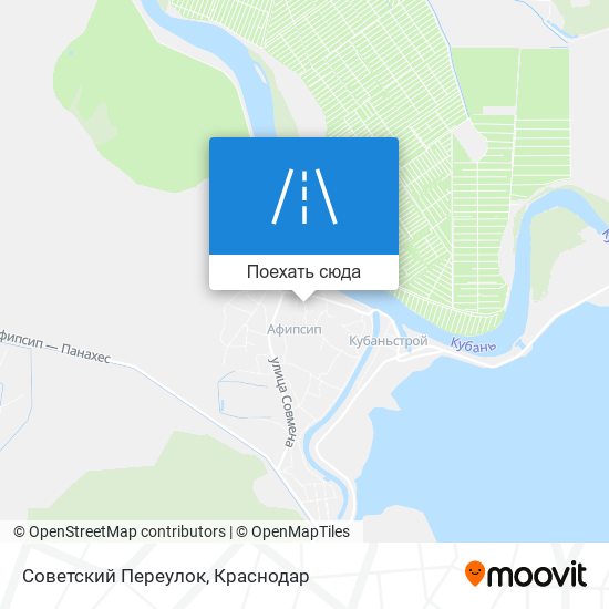 Карта Советский Переулок