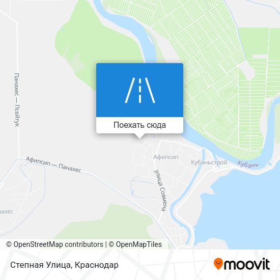 Карта Степная Улица