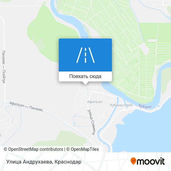 Карта Улица Андрухаева