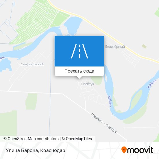 Карта Улица Барона