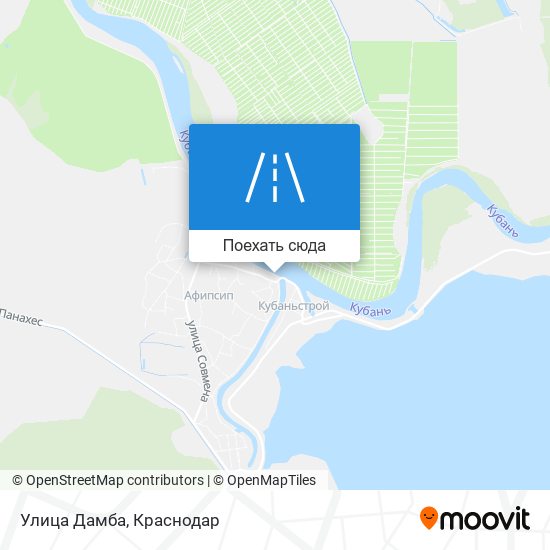 Карта Улица Дамба