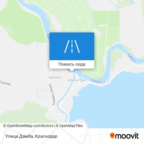 Карта Улица Дамба