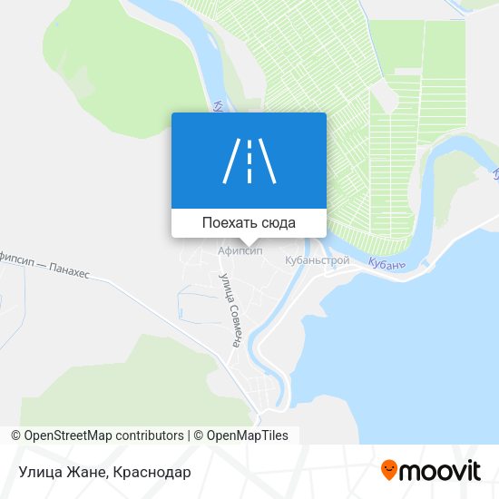 Карта Улица Жане