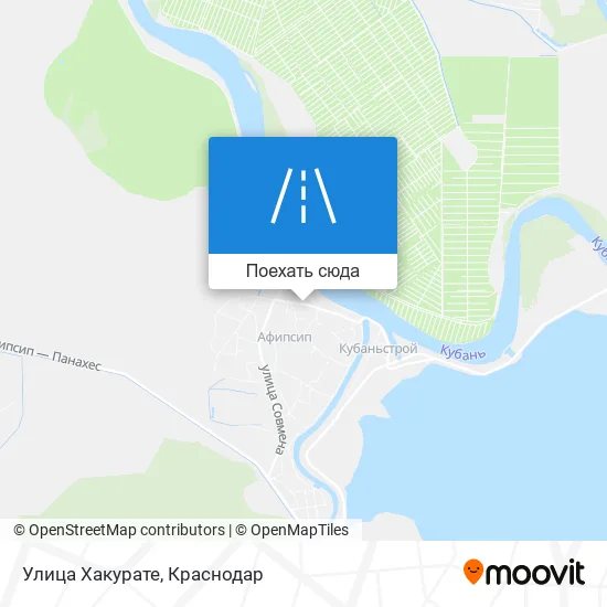 Карта Улица Хакурате