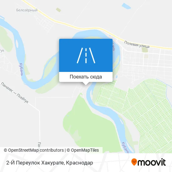 Карта 2-Й Переулок Хакурате