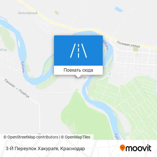 Карта 3-Й Переулок Хакурате