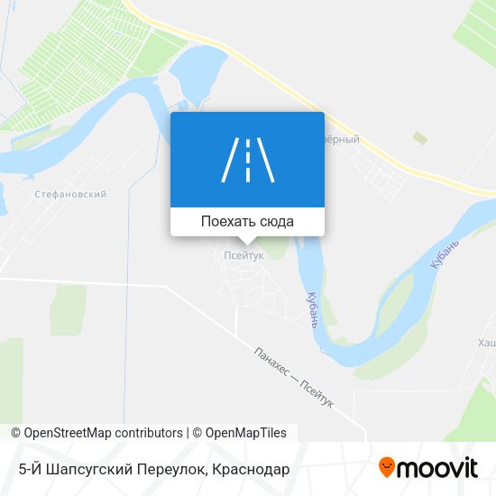 Карта 5-Й Шапсугский Переулок