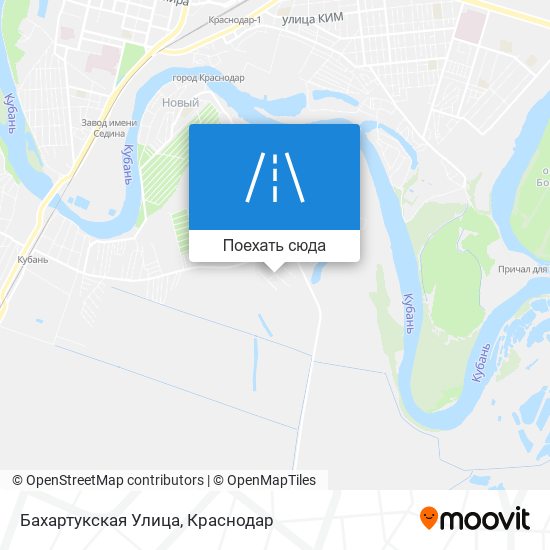 Карта Бахартукская Улица