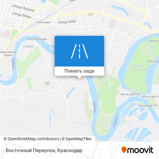 Карта Восточный Переулок