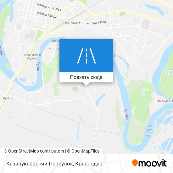 Карта Казанукаевский Переулок