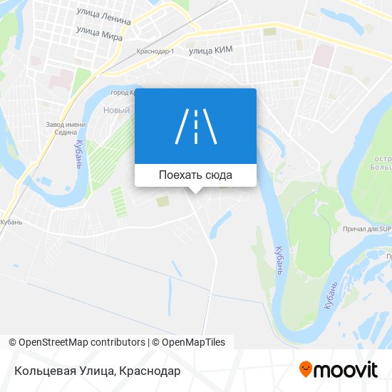 Карта Кольцевая Улица