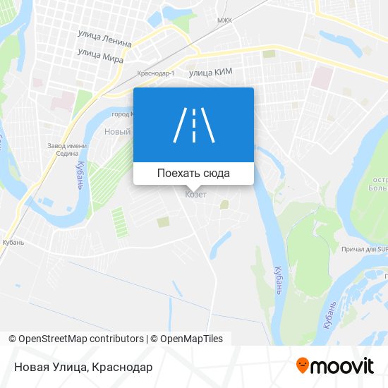 Карта Новая Улица