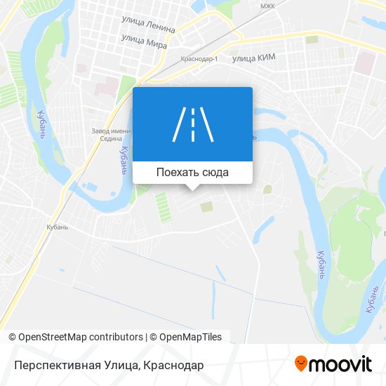 Карта Перспективная Улица