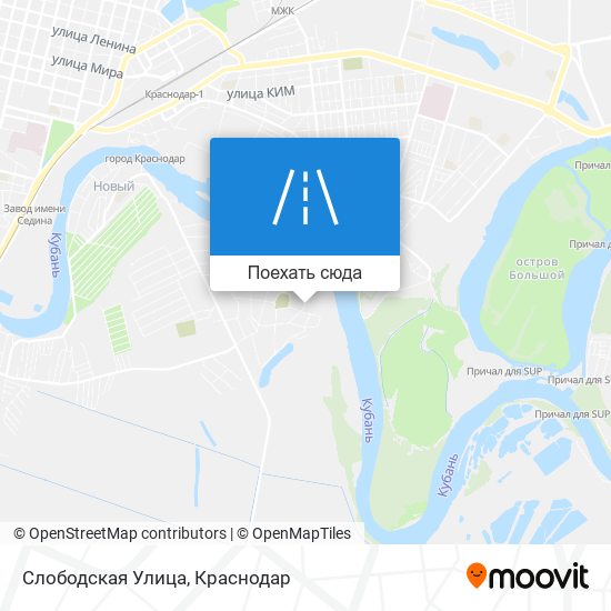 Карта Слободская Улица