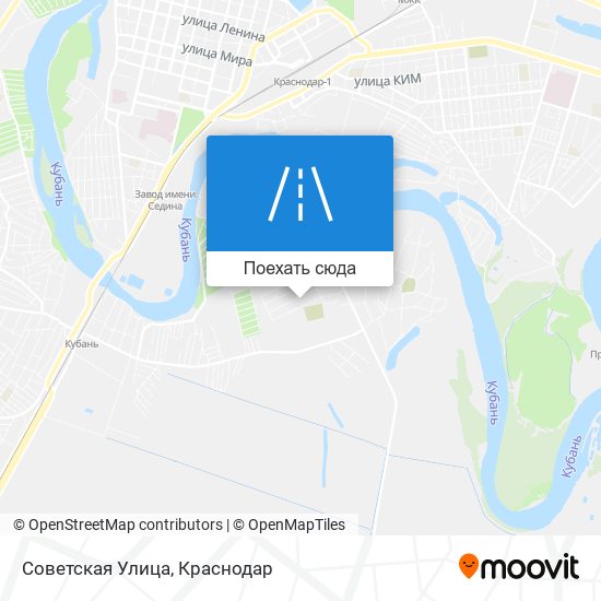 Карта Советская Улица