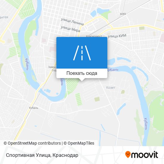 Карта Спортивная Улица