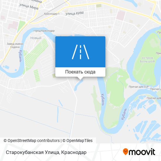 Карта Старокубанская Улица