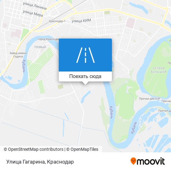 Карта Улица Гагарина