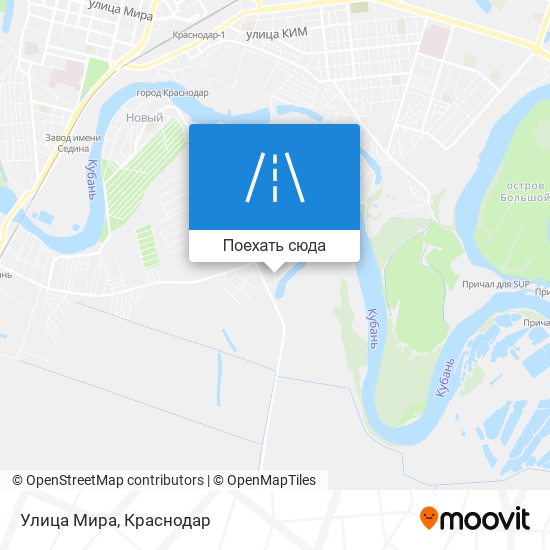 Карта Улица Мира