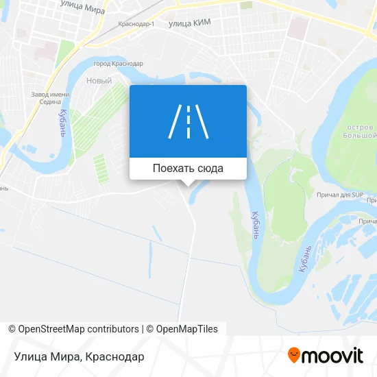 Карта Улица Мира