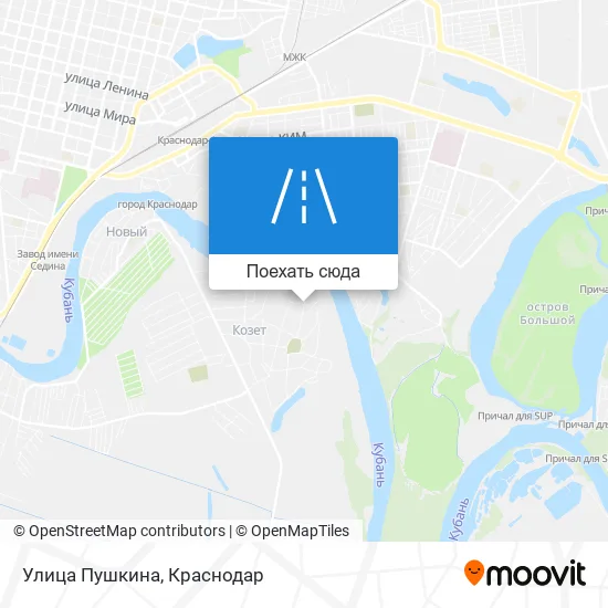 Карта Улица Пушкина