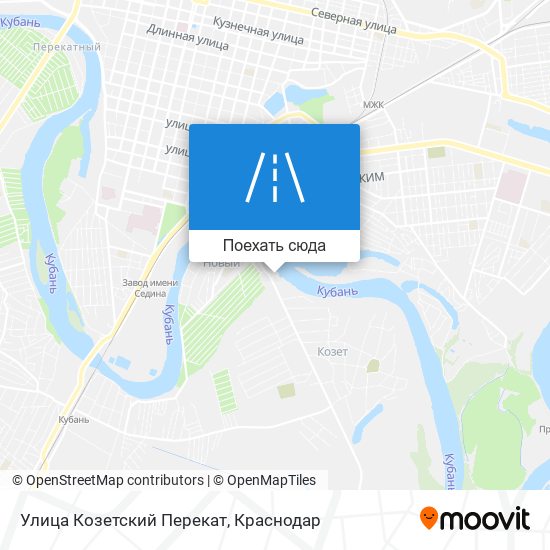 Карта Улица Козетский Перекат
