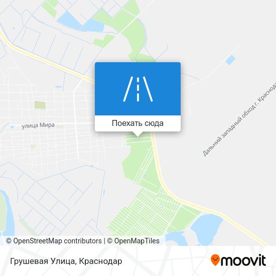 Карта Грушевая Улица