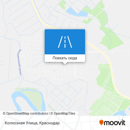 Карта Колхозная Улица