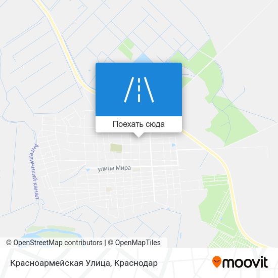 Карта Красноармейская Улица