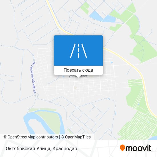 Карта Октябрьская Улица