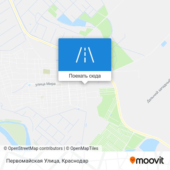 Карта Первомайская Улица