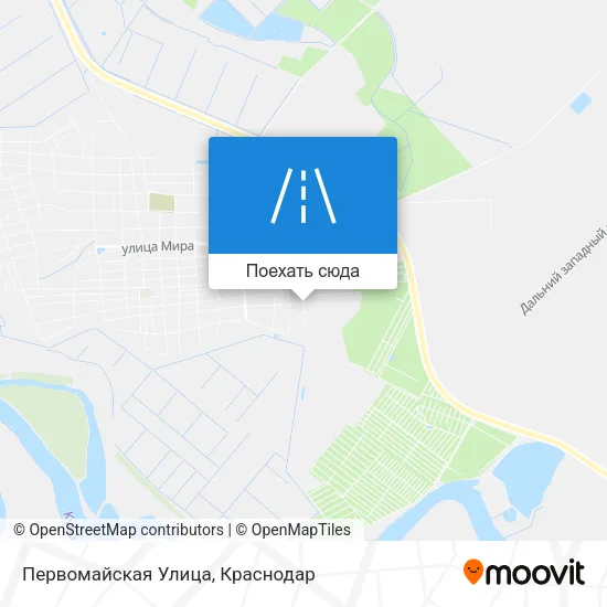 Карта Первомайская Улица