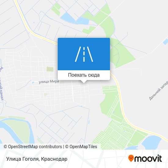 Карта Улица Гоголя