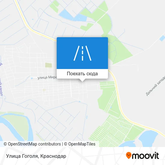 Карта Улица Гоголя