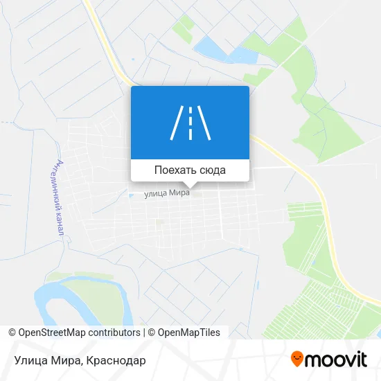 Карта Улица Мира
