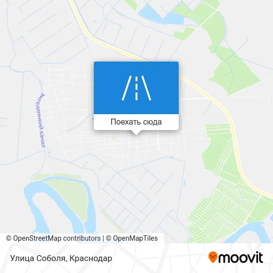 Карта Улица Соболя