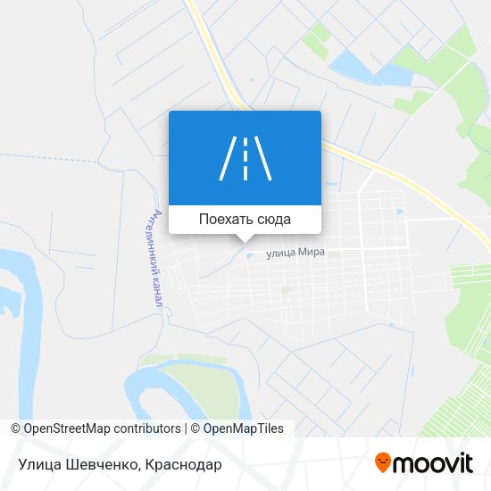 Карта Улица Шевченко