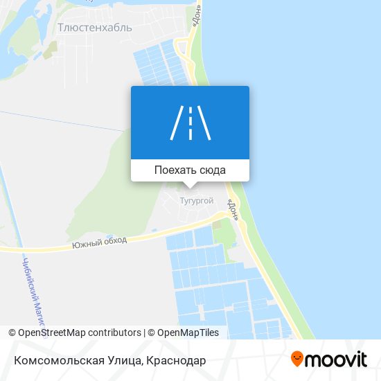 Карта Комсомольская Улица