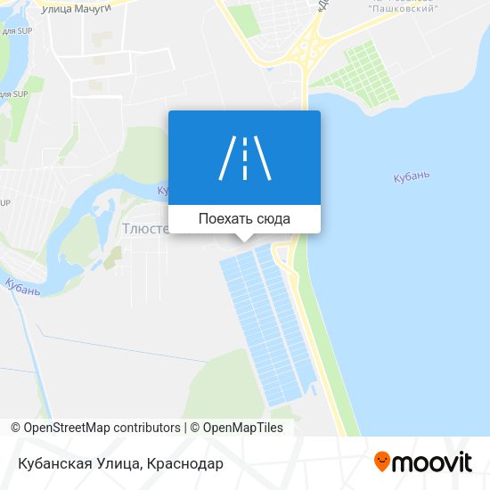 Карта Кубанская Улица