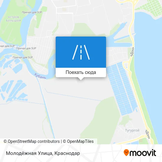 Карта Молодёжная Улица