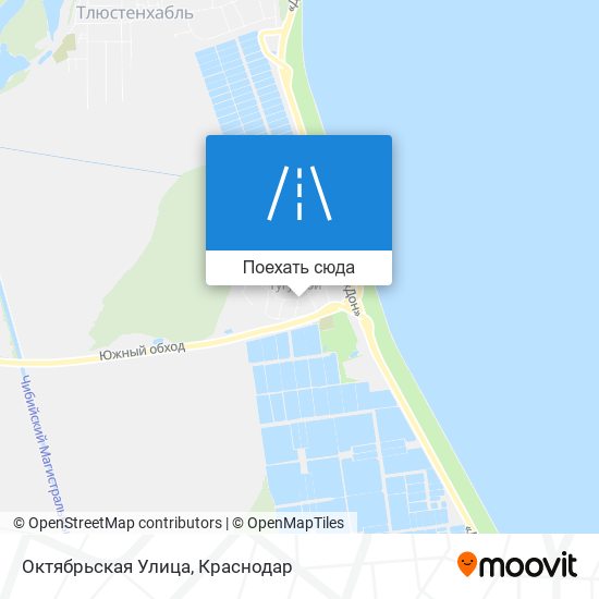 Карта Октябрьская Улица